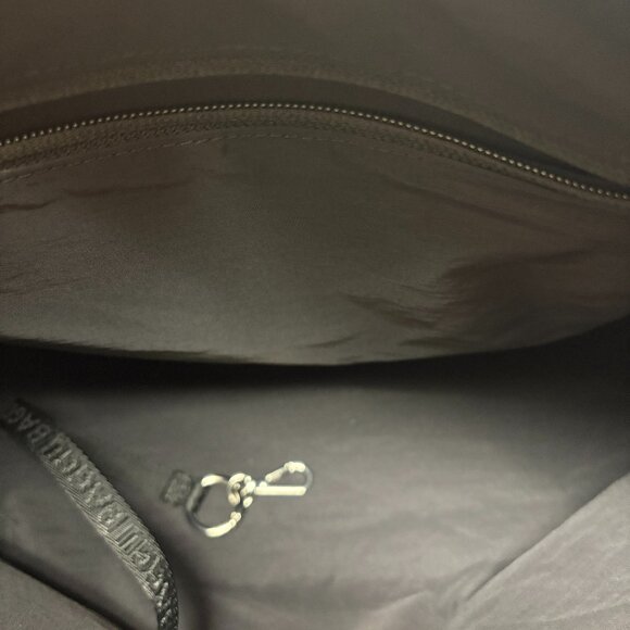 Baggu Recycled Leather Shoulder Bag - Black - Picture 9 of 9